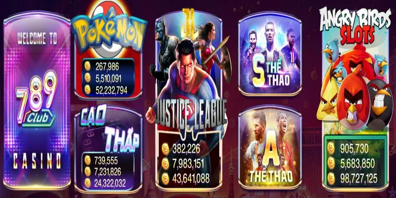 Cổng game 789club nổi như cồn với danh mục game độc lạ